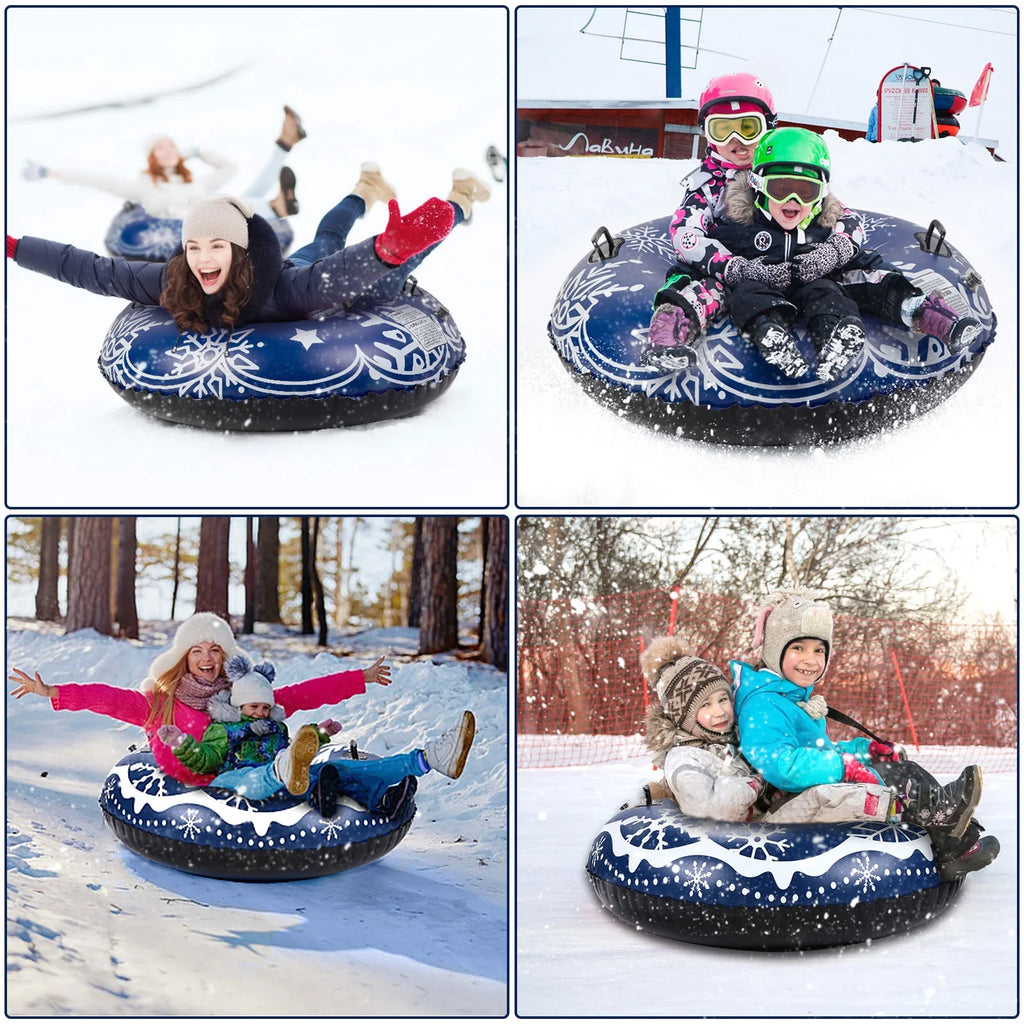 47-Inch Inflatable Snow Tube Sled Z141