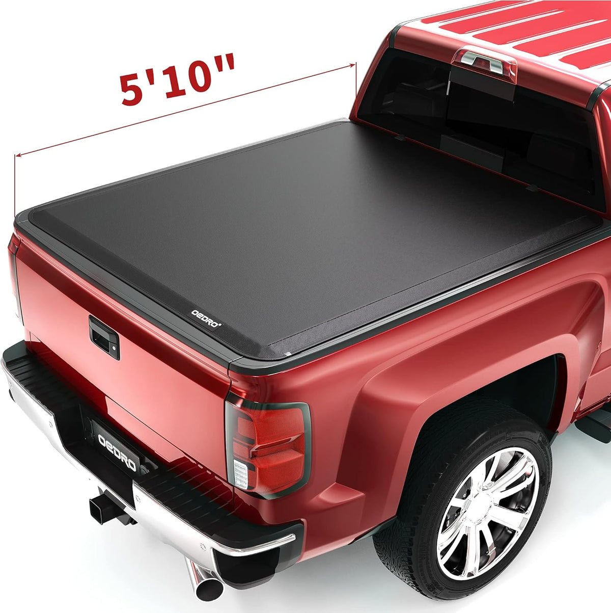 Quad Fold Tonneau Cover Soft Truck Bed Cover Y5195