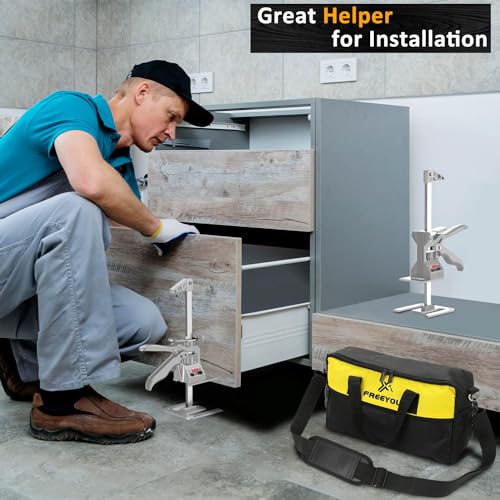 Labor Saving Arm Jack 2 Pcs Height Adjustment Lifting Device with Portable Bag R700119
