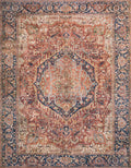 Red Navy 7'6 x 9'6 Rug J437