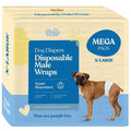 Male Dog Diapers 30-Pack Super Absorbent Disposable M473658
