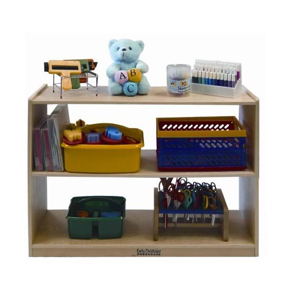 2 Shelf Birch Storage Cabinet P236318